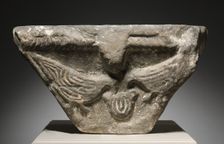 Capital with Birds, 700s-800s. Creator: Unknown