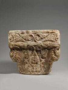 Capital with Leaves, Syria, late 8th century. Creator: Unknown
