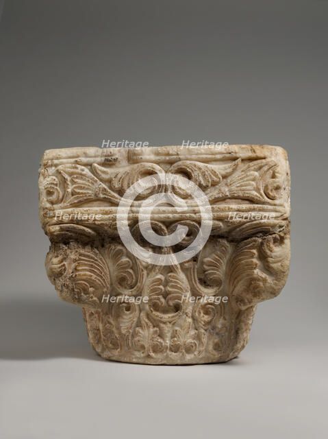 Capital with Leaves, Syria, late 8th century. Creator: Unknown.
