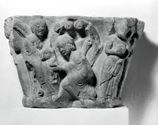 Capital with the Adoration of the Magi, 1110/30. Creator: Unknown