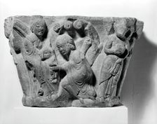 Capital with the Adoration of the Magi, 1110/30. Creator: Unknown
