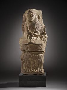 Capital with Winged Lion, 2nd century. Creator: Unknown