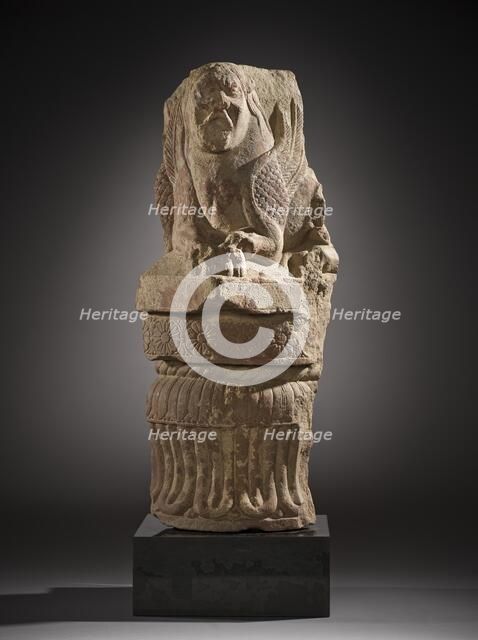Capital with Winged Lion, 2nd century. Creator: Unknown.