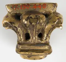 Capital from a Reliquary Shrine, German, ca. 1175-1200. Creator: Unknown