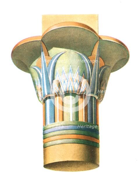 Capital from Philae, Egypt, (1928). Creator: Unknown.