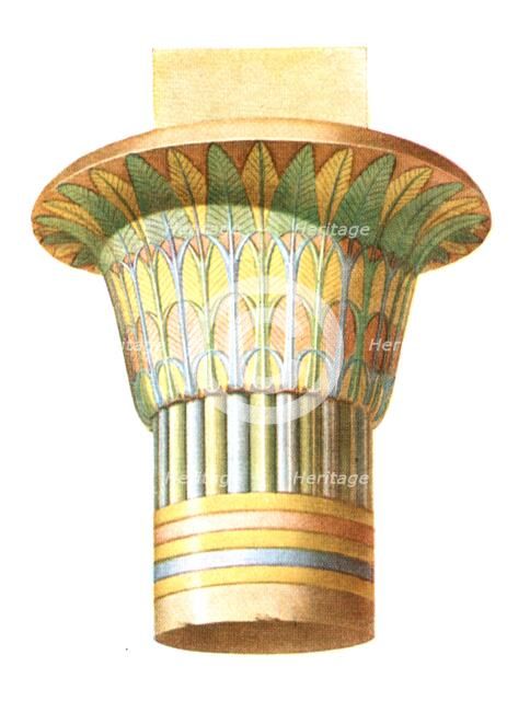 Capital from Philae, Egypt, (1928). Creator: Unknown.