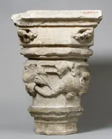 Capital, French, 15th century. Creator: Unknown