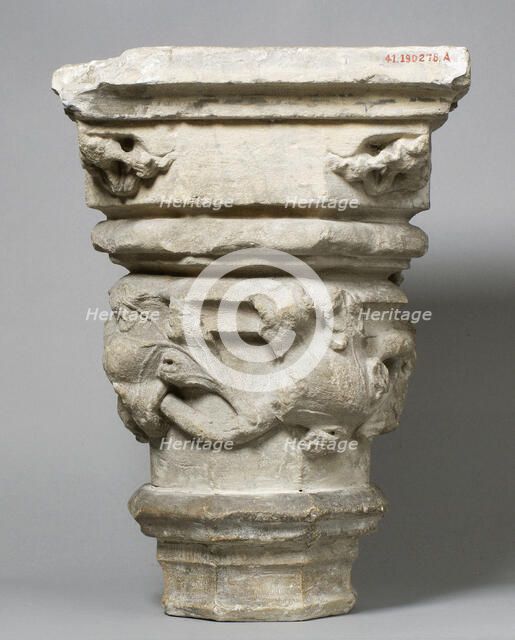 Capital, French, 15th century. Creator: Unknown.
