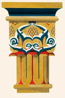 Capital of Columns, Court of Fishpond 1907. Creator: Unknown