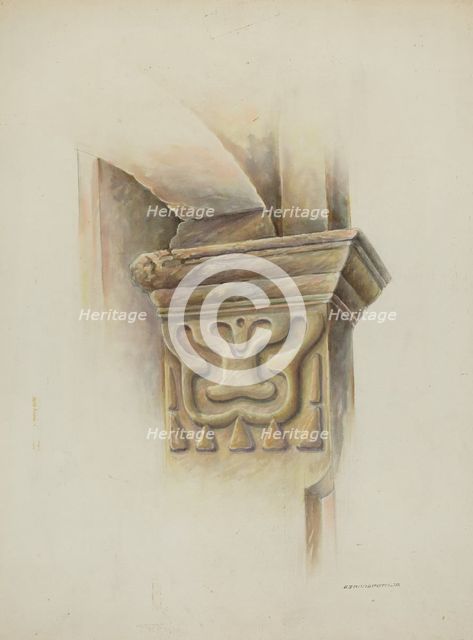 Capital on Column, 1937. Creator: Gerald Transpota.