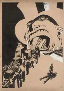 Capitalism devours everything , 1920. Creator: Moor, Dmitri Stachievich (1883-1946)