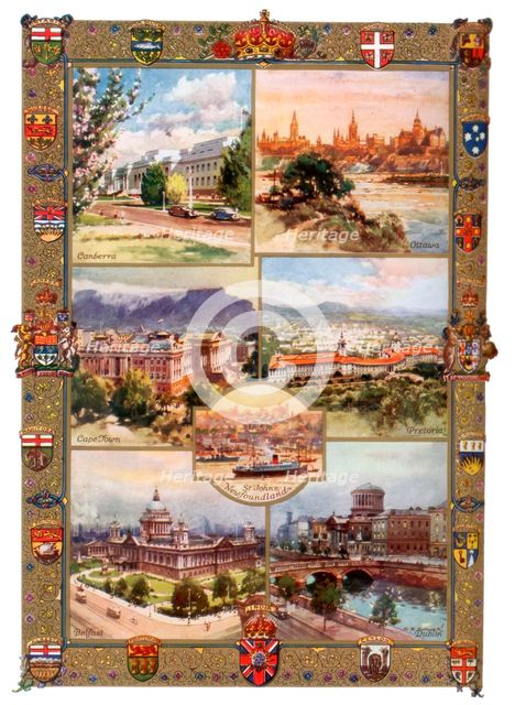 Capitals of the British Empire, 1937. Artist: Charles E Turner