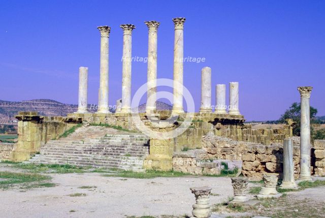 Capitol, Thuburbo Majus, Tunisia.  Creator: Vivienne Sharp.