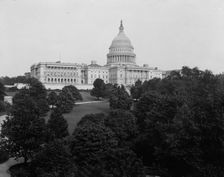 Capitol, Washington, D.C., The, between 1880 and 1897. Creator: William H. Jackson