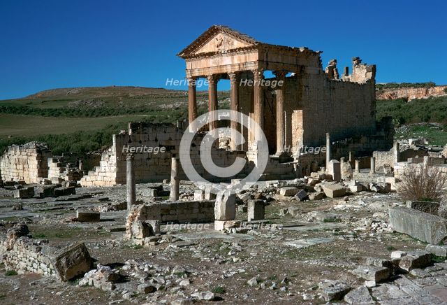 Capitol of Dougga, 2nd century. Artist: Unknown