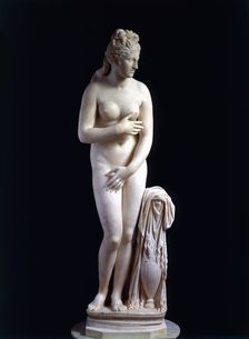 Capitoline Venus (Roman copy from a Greek Original), 2th century BC. Creator: Art of Ancient Rome, Classical sculpture