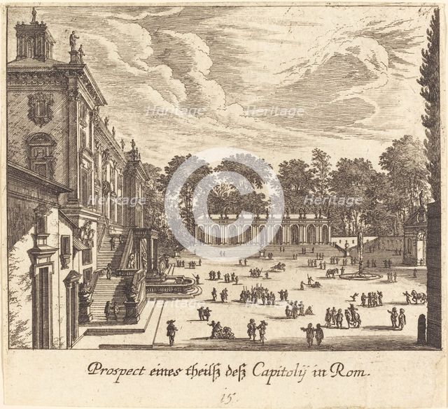 Capitoline, Rome, 1681. Creator: Melchior Küsel.