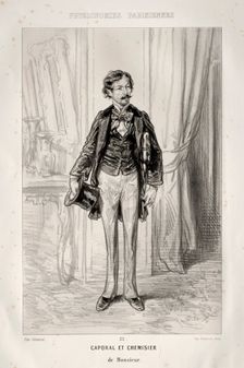 Caporal et Chemisier. Creator: Paul Gavarni (French, 1804-1866)