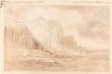 Capo Sant'Angelo, Amalfi, c. 1885. Creator: Edward Lear
