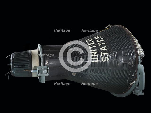 Capsule, Mercury #15B, ca. 1963. Creator: McDonnell Aircraft Corp..