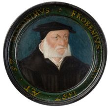Capsule Portrait of Hieronymus Froben, 1557. Creator: Unknown
