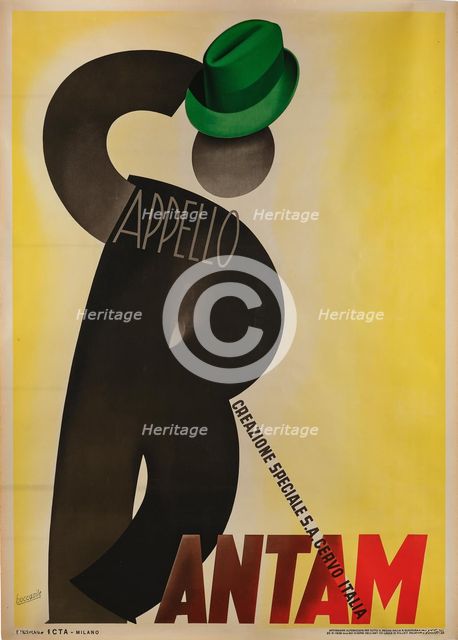 Cappello Bantam, 1938. Creator: Boccasile, Gino (1901-1952).