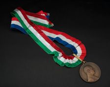 Caproni 33 commemorative medal, ca. 1968. Creator: Unknown