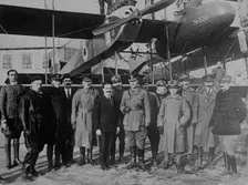 Caproni & his plane, 1918. Creator: Bain News Service