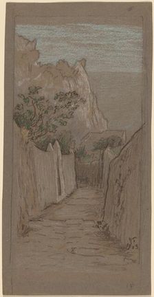 Capri, 1913. Creator: Elihu Vedder
