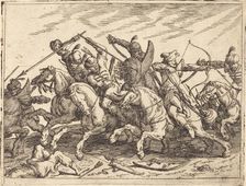 Capricci di varie battaglie, 1635. Creator: Johann Wilhelm Baur