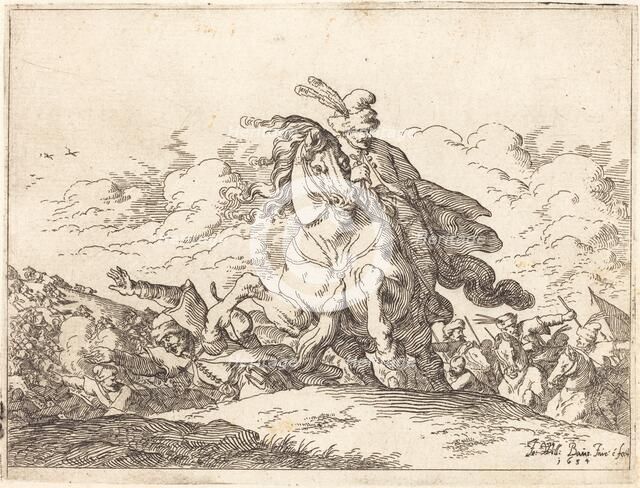 Capricci di varie battaglie, 1635. Creator: Johann Wilhelm Baur.