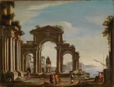 Capriccio of ruins. Creator: Nicola Viso (follower)