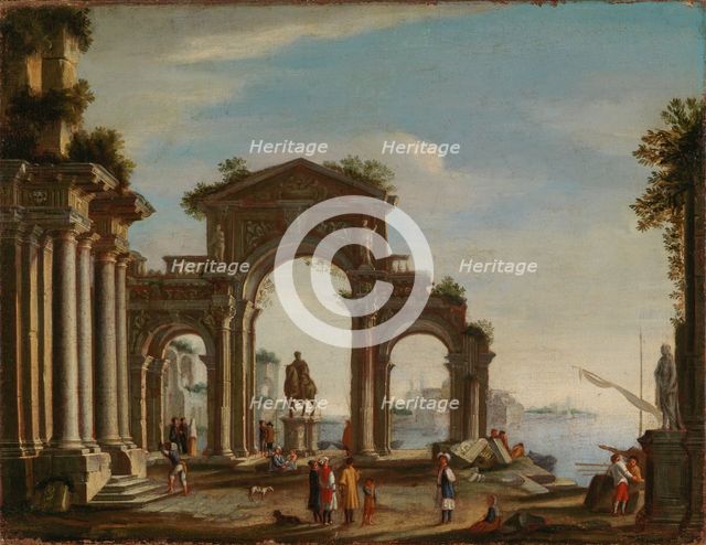 Capriccio of ruins. Creator: Nicola Viso (follower).