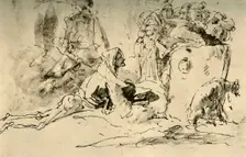 Capriccio c1740s, (1928). Artist: Giovanni Battista Tiepolo