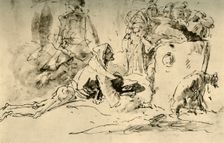 Capriccio c1740s, (1928). Artist: Giovanni Battista Tiepolo