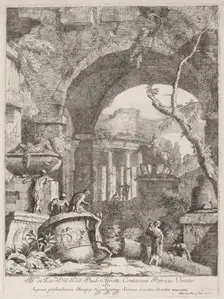Capriccio: Ruins. Creator: Marco Ricci