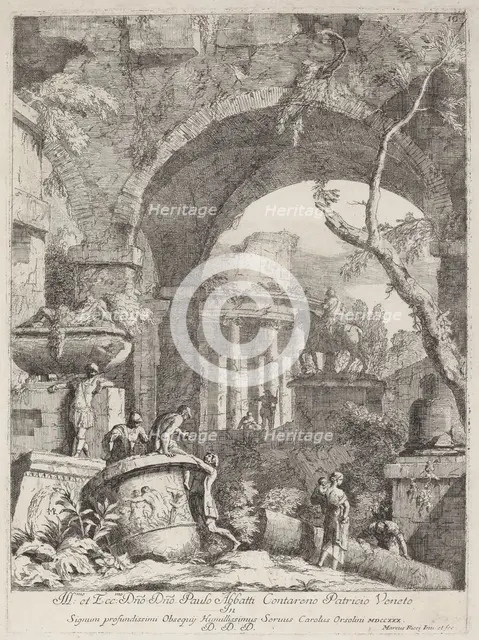 Capriccio: Ruins. Creator: Marco Ricci.