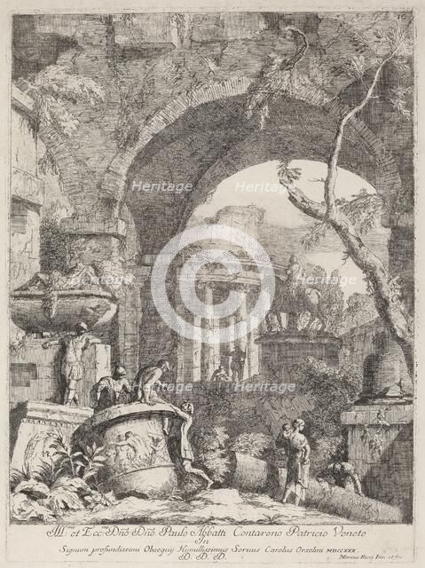 Capriccio: Ruins. Creator: Marco Ricci.