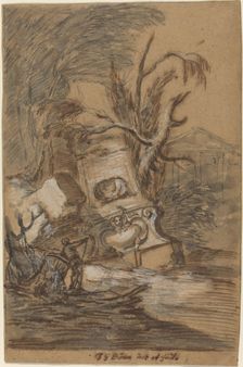 Capriccio with Antique Ruins, 1730s. Creator: Johann George Böhm