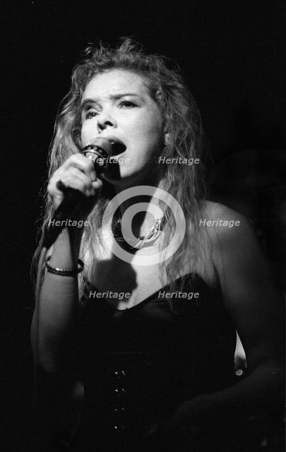 Caprice Fox, New York Voices, Ronnie Scott’s Jazz Club, Soho, London, 9.89. Creator: Brian O'Connor.