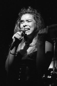 Caprice Fox, New York Voices, Ronnie Scott’s Jazz Club, Soho, London, 9.89. Creator: Brian O'Connor