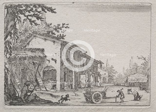 Caprices: The Italian Farm. Creator: Jacques Callot (French, 1592-1635).