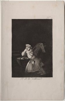 Caprichos: Nanny's boy. Creator: Francisco de Goya (Spanish, 1746-1828)