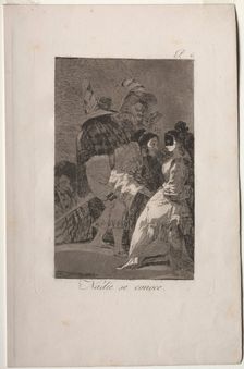 Caprichos: No One Knows Himself. Creator: Francisco de Goya (Spanish, 1746-1828)