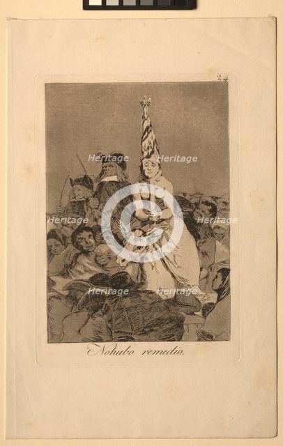 Caprichos: Nothing Could Be Done About It. Creator: Francisco de Goya (Spanish, 1746-1828).