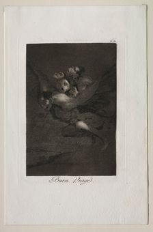 Caprichos: Bon Voyage!. Creator: Francisco de Goya (Spanish, 1746-1828)