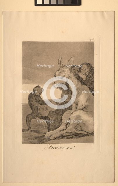 Caprichos: Bravo!. Creator: Francisco de Goya (Spanish, 1746-1828).
