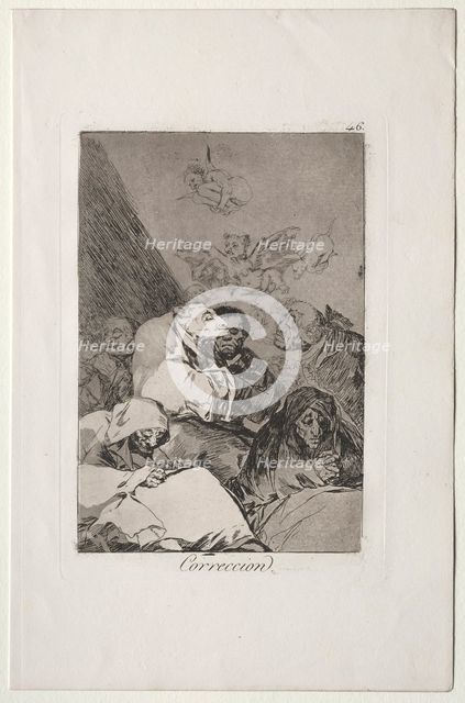 Caprichos: Correction. Creator: Francisco de Goya (Spanish, 1746-1828).