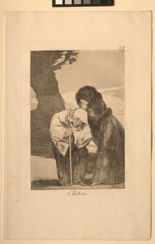 Caprichos: Hush!. Creator: Francisco de Goya (Spanish, 1746-1828)