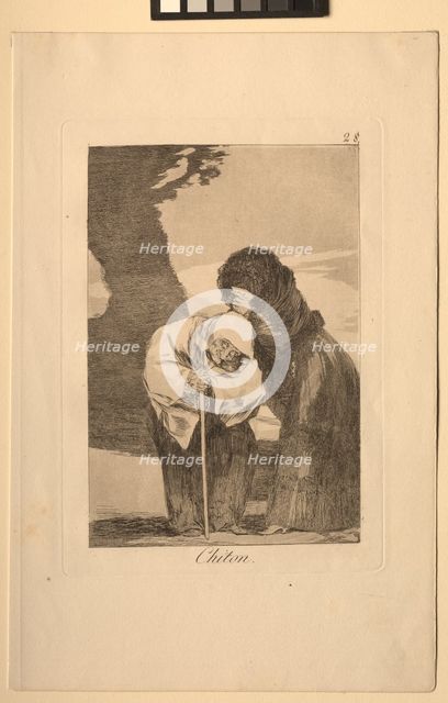 Caprichos: Hush!. Creator: Francisco de Goya (Spanish, 1746-1828).
